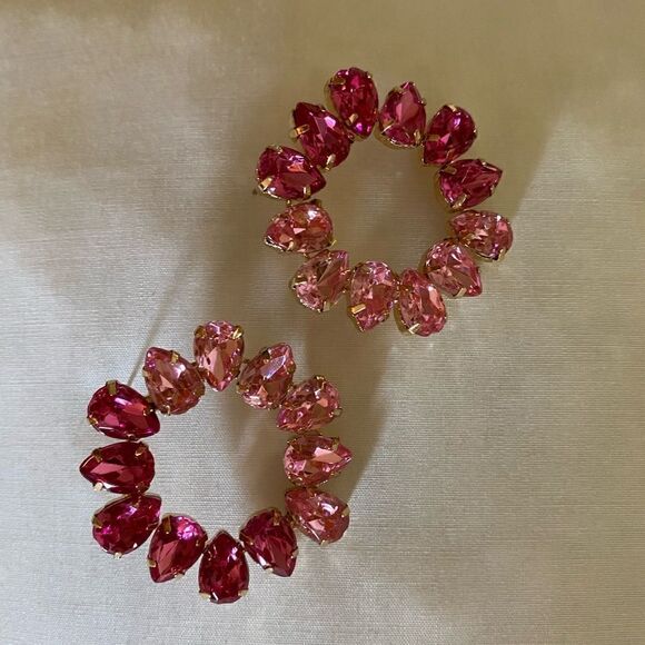 BohemianāpinkāearringsāM34 - Picture 2 of 2